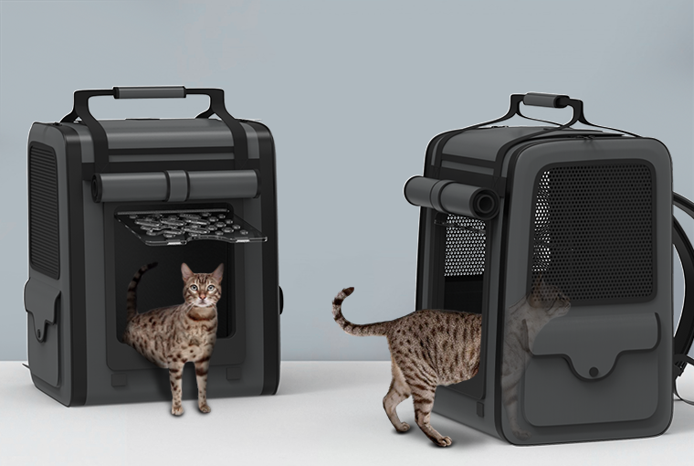 DELOMENPA Cat Door Pet Bag