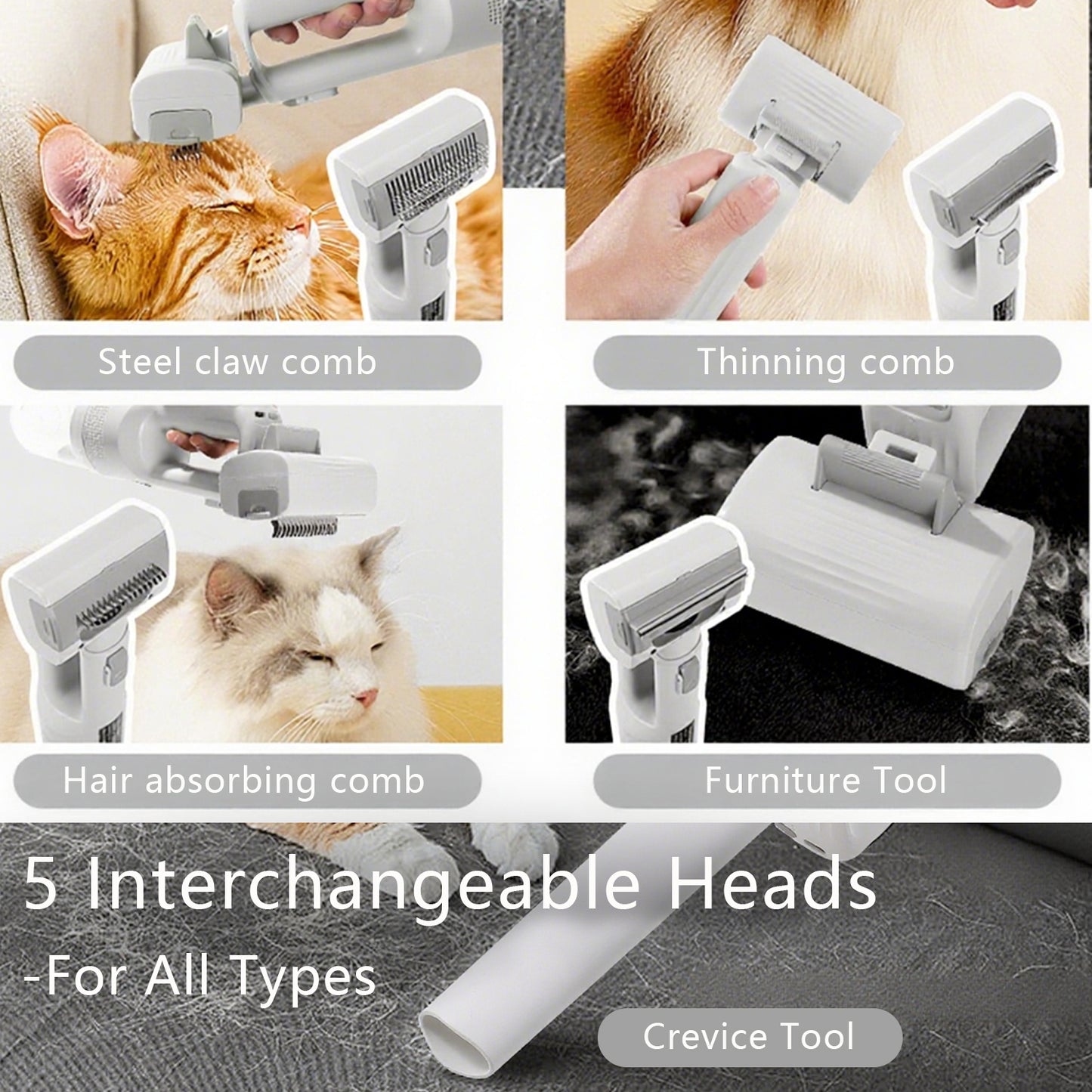 DELOMENPA Pet Hair Removal Tool Set