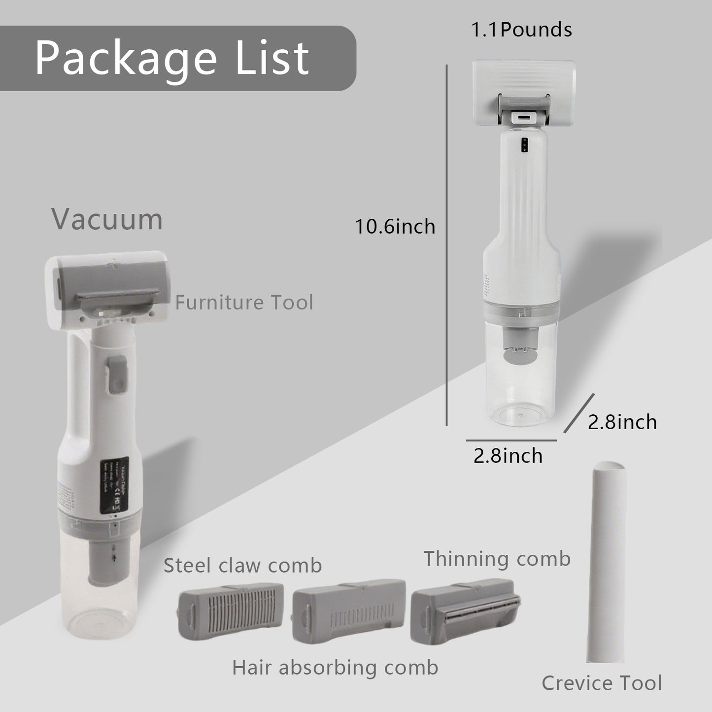 DELOMENPA Pet Hair Removal Tool Set