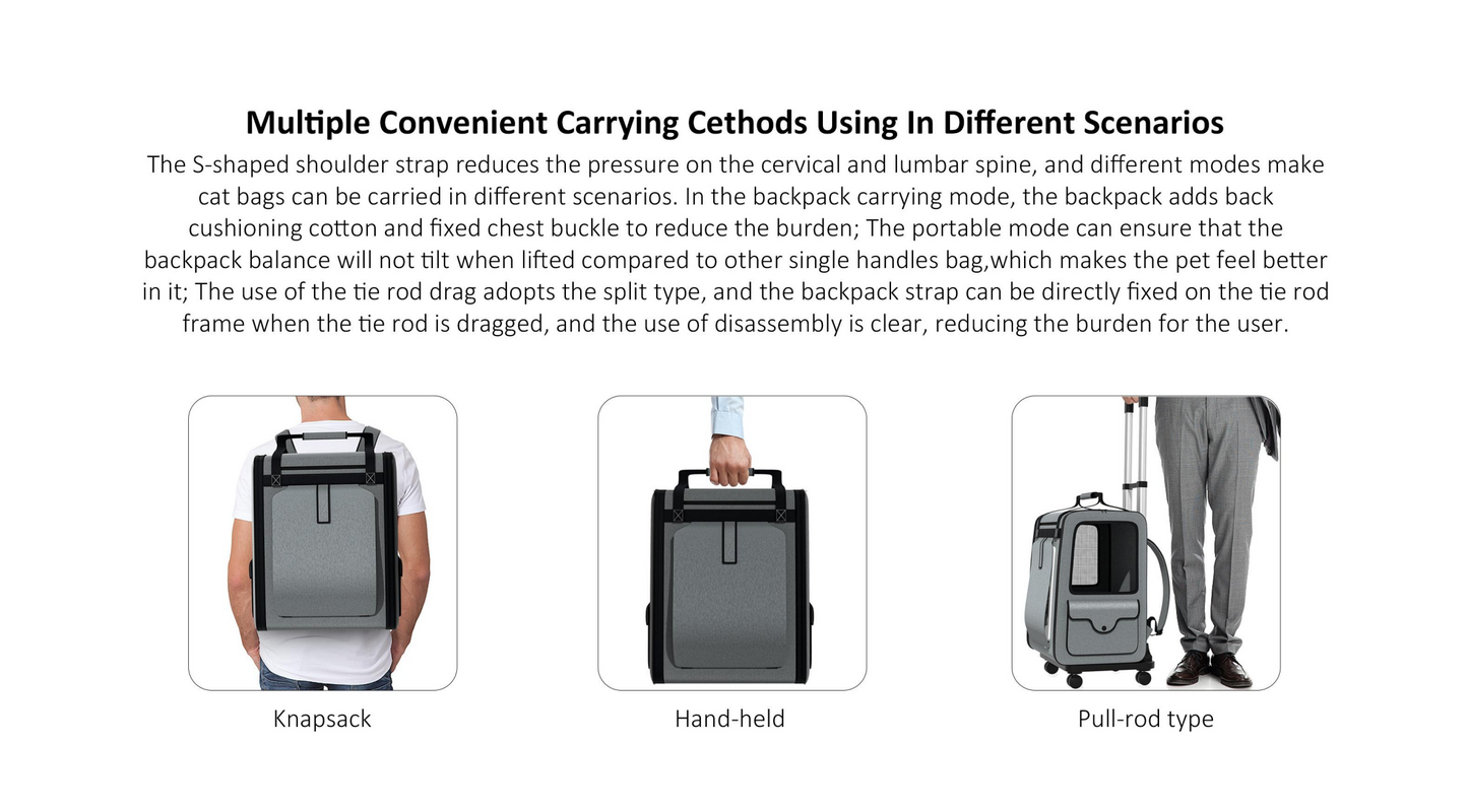 DELOMENPA Cat Door Pet Bag