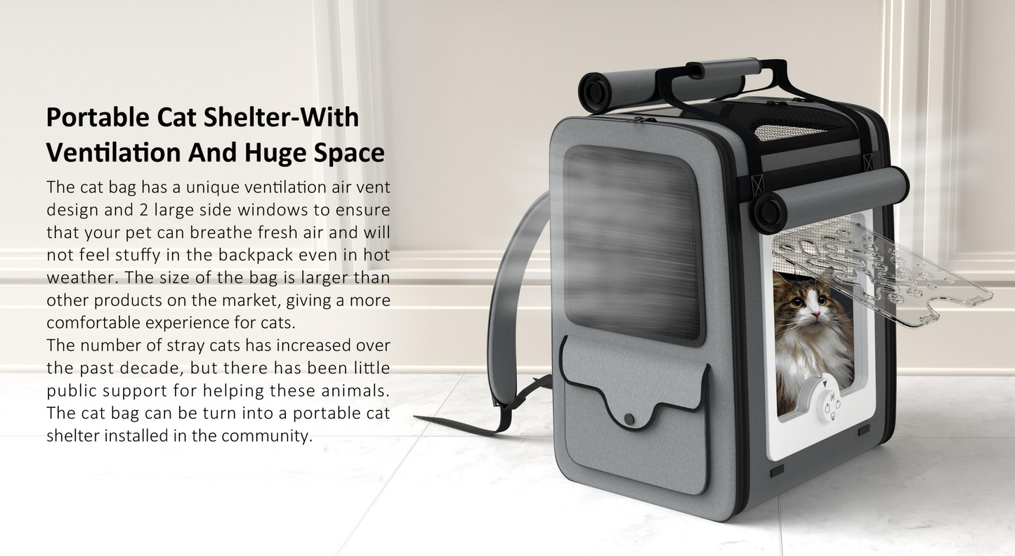 DELOMENPA Cat Door Pet Bag