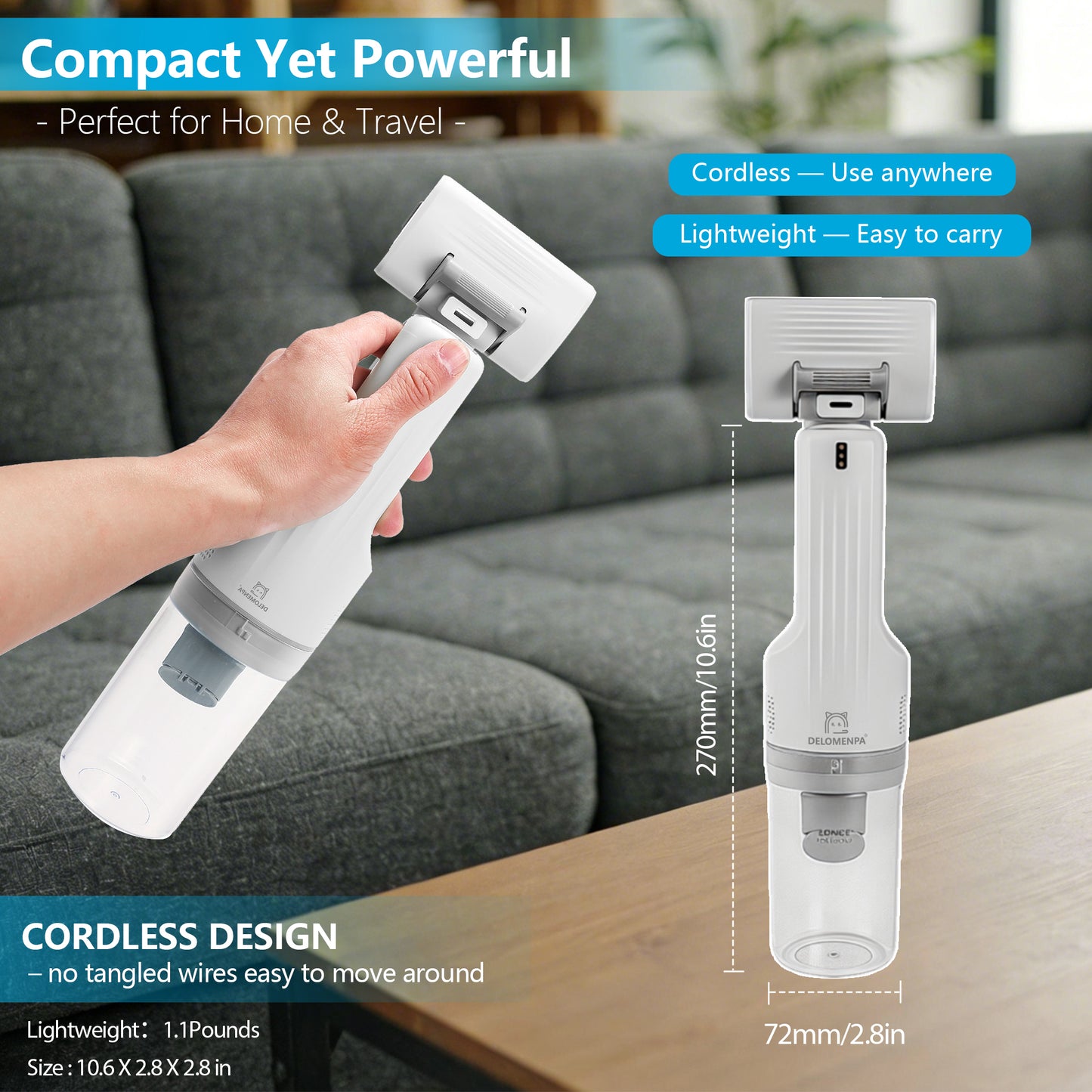 DELOMENPA ペットの毛取りツールセット